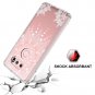 LG V30 Case, Rosebono Pattern Designed Slim Shockproof Hard PC+TPU Bumper Protec