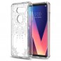 LG V30 Case, Rosebono Pattern Designed Slim Shockproof Hard PC+TPU Bumper Protec