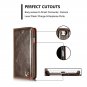 Luxury Genuine Leather Wallet Flip Case Protective Cover For iPhone 5 / 5S
