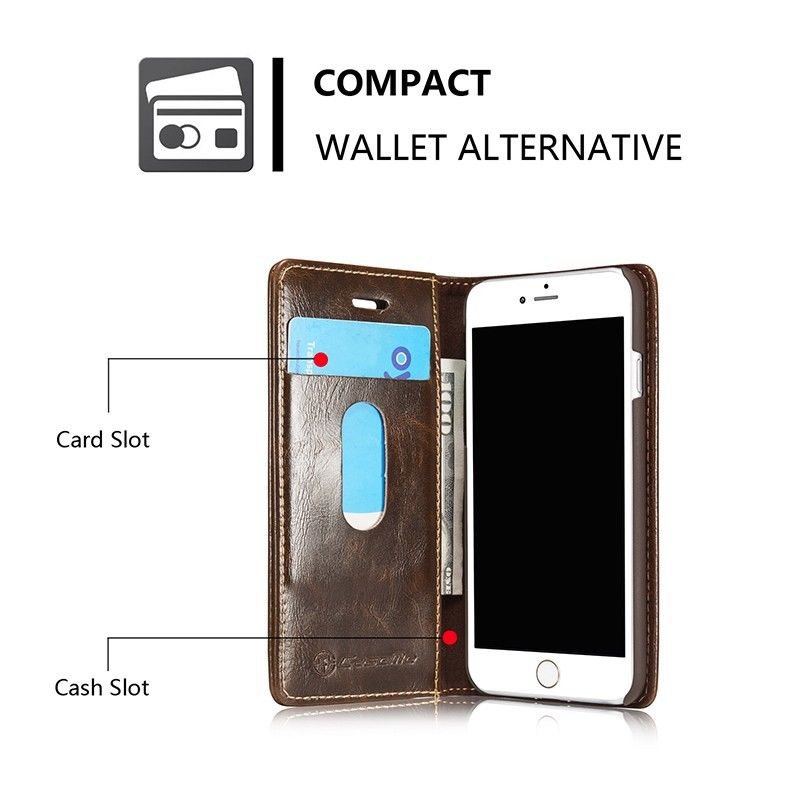 Luxury Genuine Leather Wallet Flip Case Protective Cover For iPhone 5 / 5S