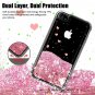 iPhone 4S Case with HD Screen Protector, Atump Floating Sparkle Glitter Moving L