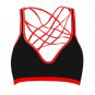 Women Bras Comfor Straps Sports Bra Red 40