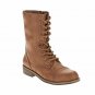 Women's Combat Boot Lace Up Fashion Military PU-Leather Riding Style Boots
