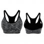 Yolev Sports Bra Seamless Space Dyed Workout and Gym Racerback Yoga Padded Bra P