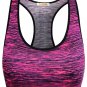 Baikea Sports Bras For Women Pink, Wicking Light Supportive Bras Running Pull On
