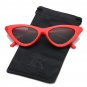 LKEYE-Goggles Vintage Cat Eye Sunglasses Retro Kurt Cobain Glasses LK1739 Red Fr