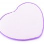 Purple Anti-skid Chenille Door Mat Super Soft Lovely heart carpet Size :50*60cm