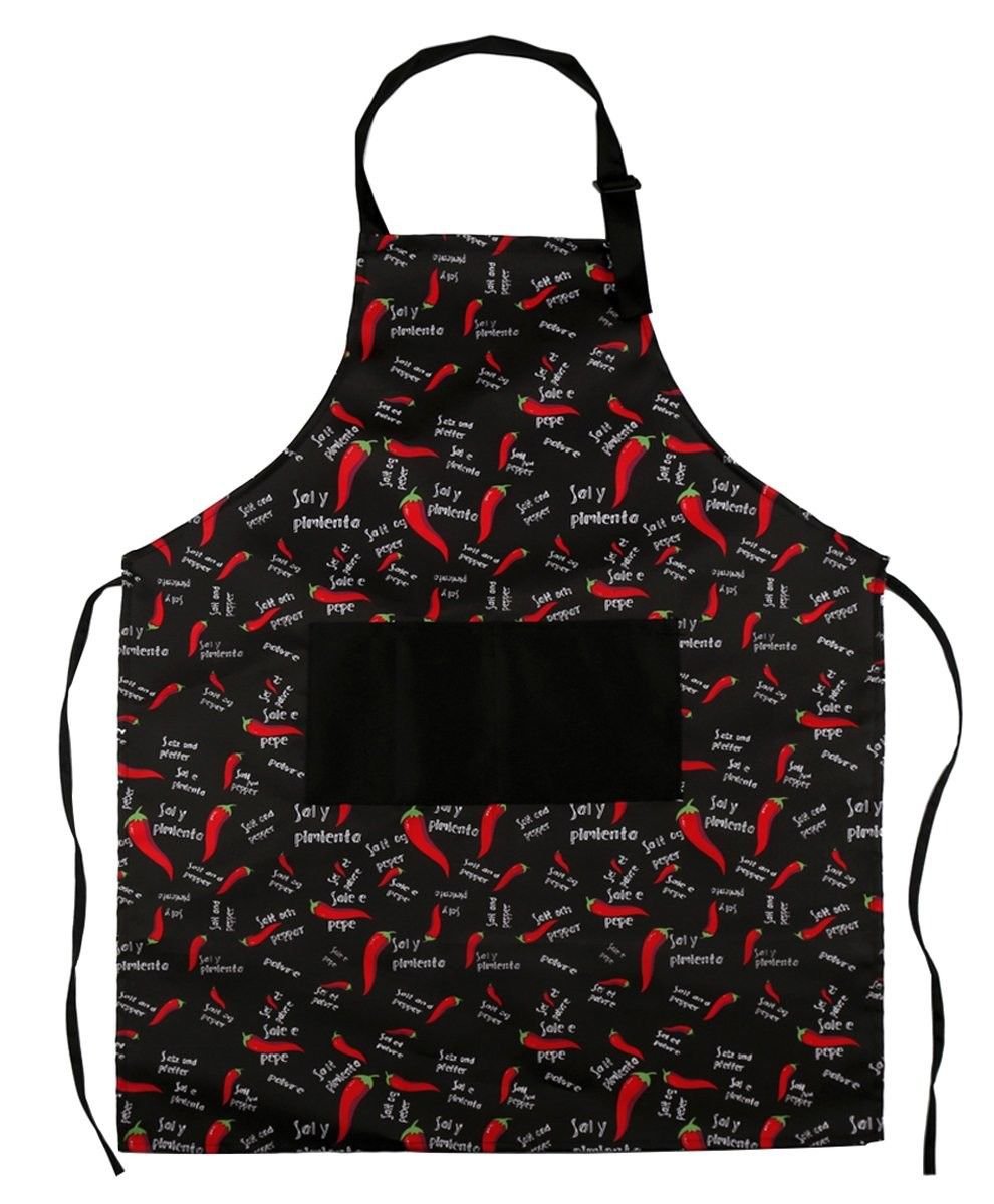 Adjustable Bib Apron With Pockets for Men and Women - Adjustable Neck Strap - Ch