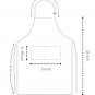 Adjustable Bib Apron With Pockets for Men and Women - Adjustable Neck Strap - Ch