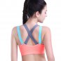 HeartFor Racerback Sports Bras for Women - Padded High Impact Workout ,Pack of 2