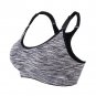MISS MOLY Women's Seamless Adjustable Straps Removable Pads Racerback Sports Bra