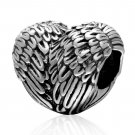 USA Wholesale Angelic Feather Charms   Fits European  Bracelet -10pcs Lot