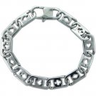 Men's Stainless Steel Bracelet deck of cards Link Chain Biker Gothic 8.5"