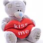 Plush Bear Kiss Me Lips GIFT FOR HER Valentine's Day Love US Free fast shipping