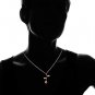 Rose Pendant Necklace 18k Gold Plated Valentines day Jewelry Gift Fast Free ship