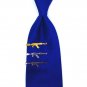 Men's Novelty  Army AK-47 Gun Tie Clip Silver Gold Gift Box Wedding Bar Clasp