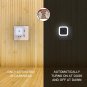 6 Pack Plug in LED Night Light Wall Lamp with Dusk to Dawn Sensor White 0.5w
