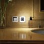 6 Pack Plug in LED Night Light Wall Lamp with Dusk to Dawn Sensor White 0.5w
