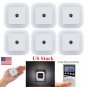 6 Pack Plug in LED Night Light Wall Lamp with Dusk to Dawn Sensor White 0.5w