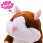 Talking Hamster Electronic Plush Toy Mouse Pet Sound Soft Cute Gift Kid Children