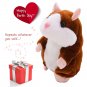 Talking Hamster Electronic Plush Toy Mouse Pet Sound Soft Cute Gift Kid Children