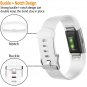 3 Pack Replacement Wristband For Fitbit Charge 2 Band Silicone Fitness Small