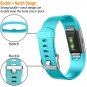 3 Pack Replacement Wristband For Fitbit Charge 2 Band Silicone Fitness Small
