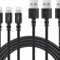 3 Pack 6 Ft Lightning Cable Heavy Duty iPhone 8 7 6 5 Charging Cord USB Charger