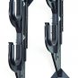 Truck Double Rifle Shotgun Car 2 Gun Holder Hanger Mount Rack Rear Window
