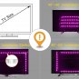LED TV Backlight - Powered USB LED Strip Lights for 40 to 60 Inch HDTV - Bias
