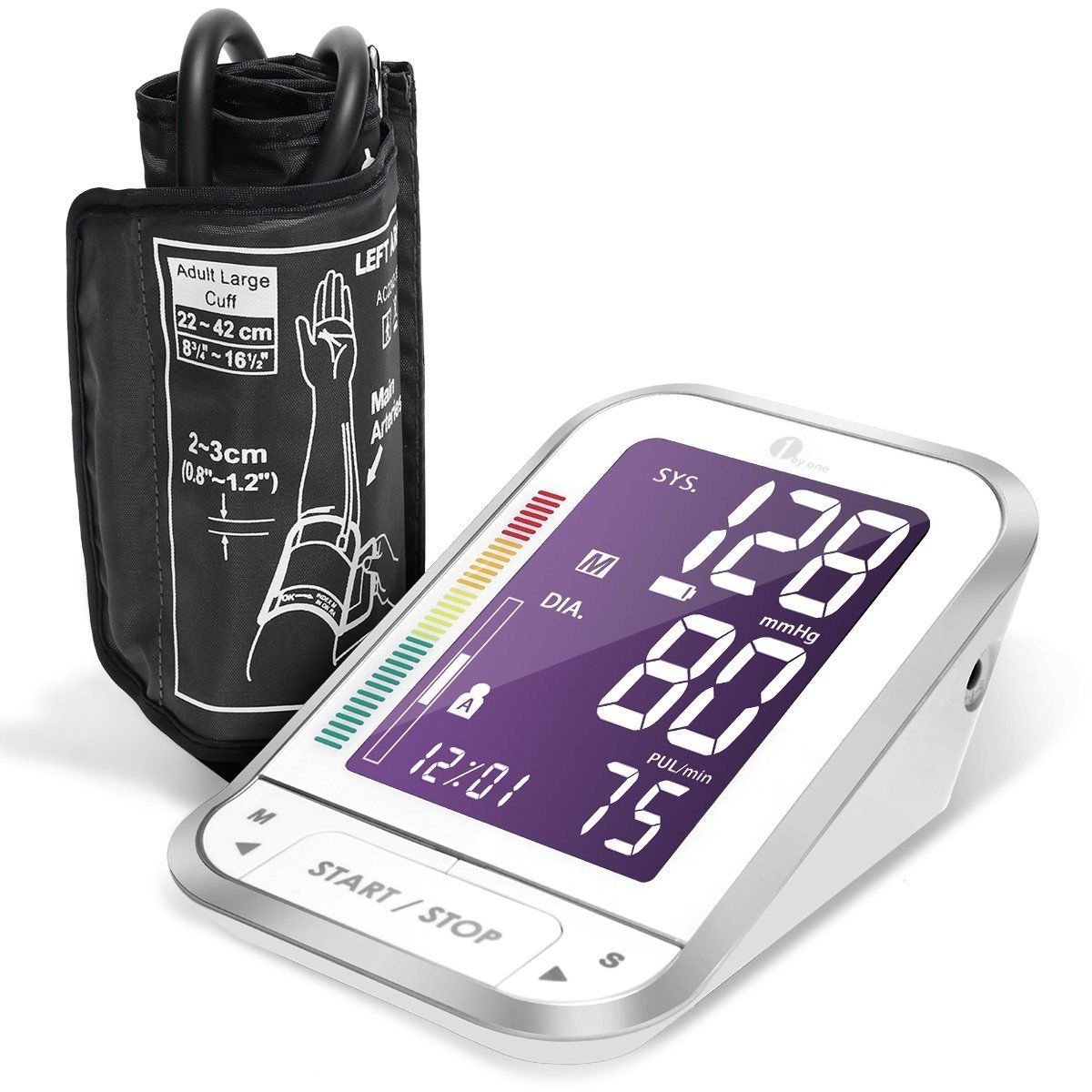 Automatic Upper Arm Blood Pressure Monitor Digital Cuff Push Button FDA Approved