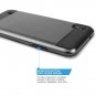 LG X Power / LG K6P / LG K210 Case Hybrid Dual Layer Shockproof Metal Brushed