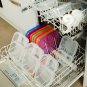 10 Meal Prep Containers Food Storage Reusable 3 Compartment Plastic Microwavable