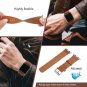 Leather Band for Apple Watch 42mm Strap iWatch Series 1 2 3 Wrist Bracelet Brown