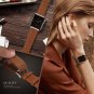 Leather Band for Apple Watch 42mm Strap iWatch Series 1 2 3 Wrist Bracelet Brown