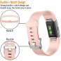 Fitbit 3 Pack Silicone Fitness Wristband Charge 2 Strap Replacement Bands Small