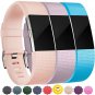 Fitbit 3 Pack Silicone Fitness Wristband Charge 2 Strap Replacement Bands Small