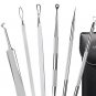 Pimple Popper Comedone Blackhead Tweezer Remover Kit Extractor Professional Tool