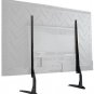 Universal LCD Flat Screen TV Table Top Stand Base Padded Bottom Feet 22" to 65"