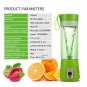 Portable Blender USB Juicer Cup Fruit Mixing Machine, Rechargeable 380ML Bottle
