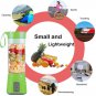 Portable Blender USB Juicer Cup Fruit Mixing Machine, Rechargeable 380ML Bottle