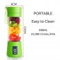 Portable Blender USB Juicer Cup Fruit Mixing Machine, Rechargeable 380ML Bottle