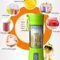 Portable Blender USB Juicer Cup Fruit Mixing Machine, Rechargeable 380ML Bottle
