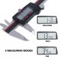 Caliper Digital Stainless Steel Electronic LCD Micrometer Measuring 0- 6" 8" 12"