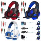3.5mm Gaming Headset Microphone LED Light for PS4 Laptop Computer Cellphone