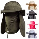 New Summer Outdoor Sun Protection Fishing Cap Neck Face Flap Hat Wide Brim Cover