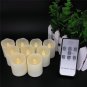 9 Pcs Moving Wick LED Flameless Candles with Remote Control Timer Tea lights