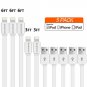 Lightning Cable For Apple iPhone 8 7 7 Plus 6 USB Charging Cord Sync Data 4 Pack