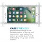 For iPhone 8 Plus / 7 Plus Premium Tempered Glass Clear Screen Protector 9H
