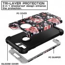 Hybrid Heavy Duty Shockproof Full-Body Protective Case for iPhone 8 7 Plus Rose